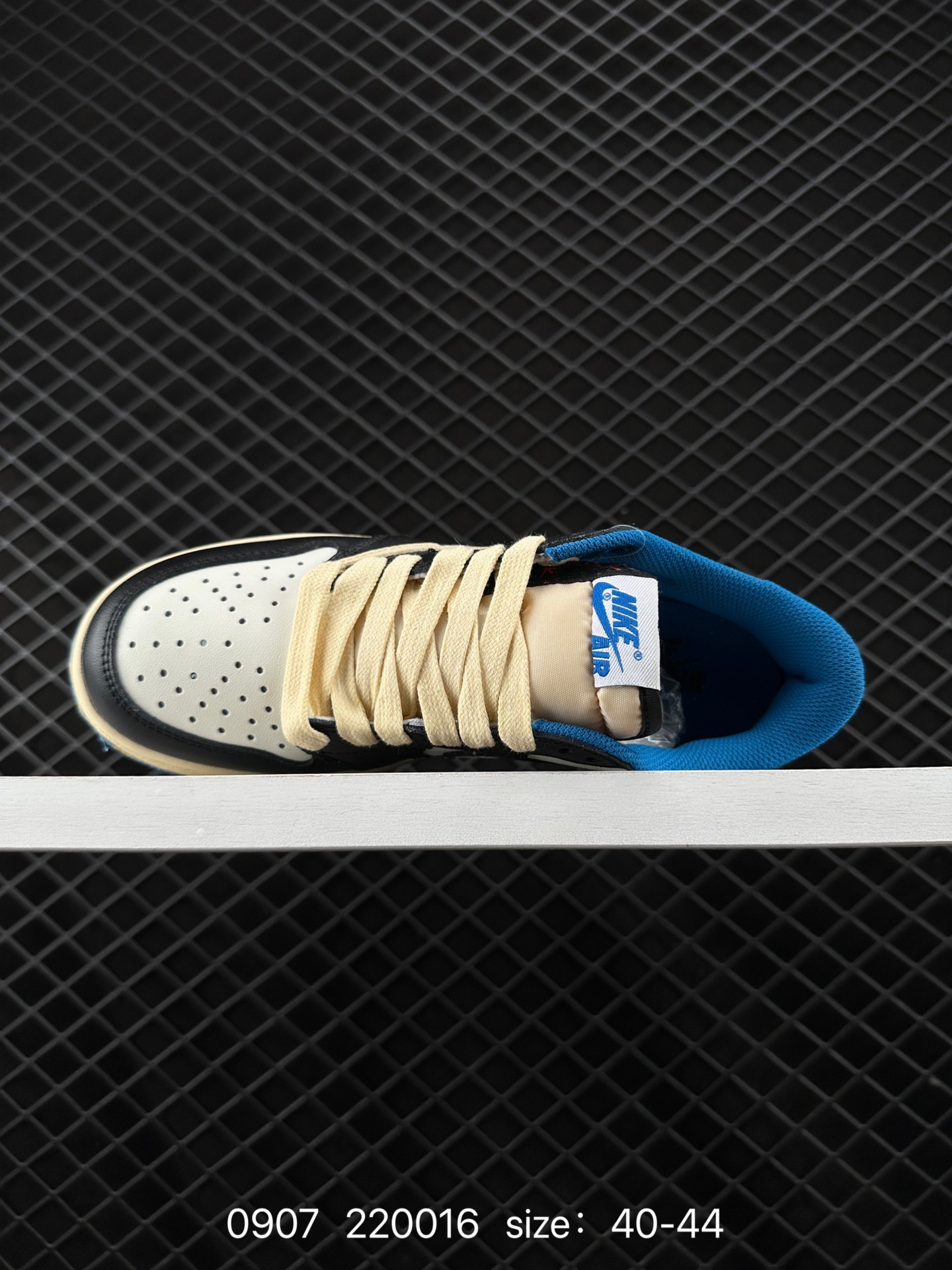 fragment design x Travis Scott x Nike Air Jordan 1 Low OG SP”Black/Green Toe“